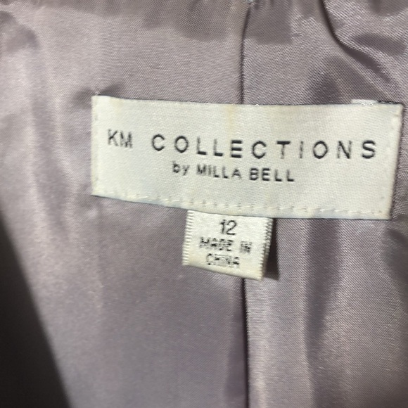 gorgeous dress. metallic grey bolero short jacket would make beautiful mother of - Picture 4 of 8